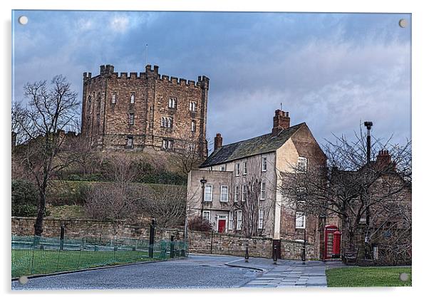Historic Durham Castle Building Acrylic by Philip Pound