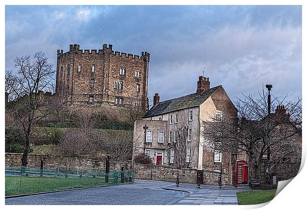 Historic Durham Castle Building Print by Philip Pound
