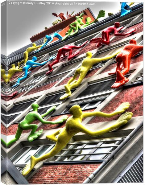 Plastic Men Canvas Print by Andy Huntley