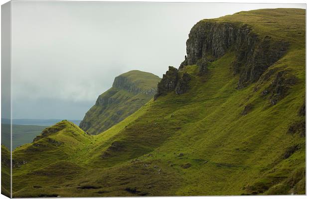 The Quiraing, Skye. Canvas Print by Tommy Dickson