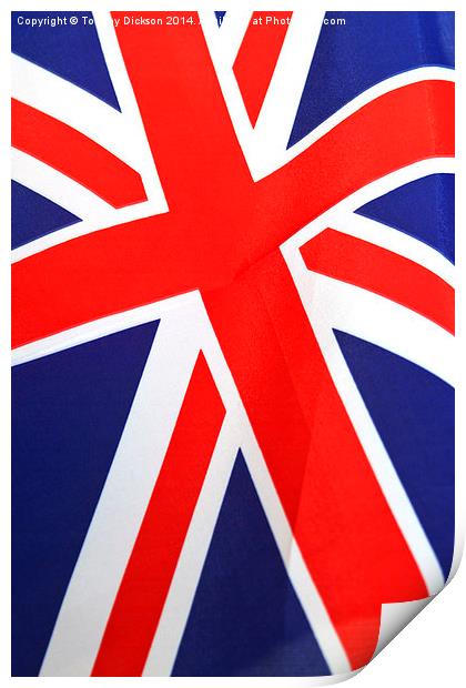 Union Flag Print by Tommy Dickson