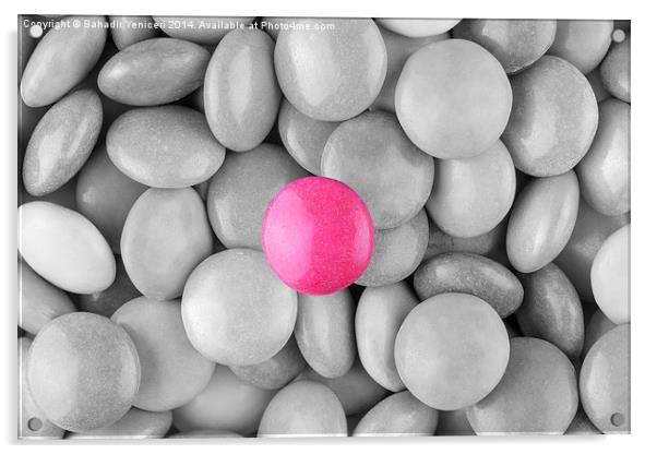 Pink Acrylic by Bahadir Yeniceri