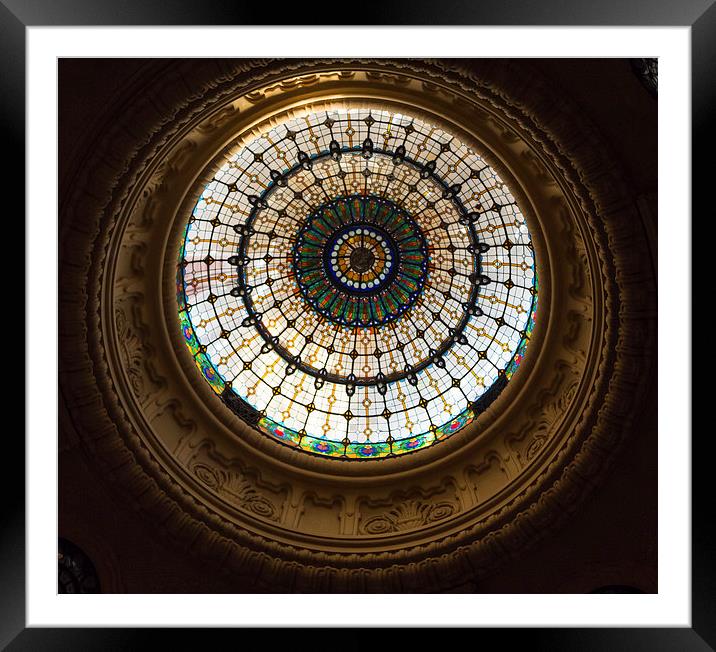 Dome roof Framed Mounted Print by Colin Porteous