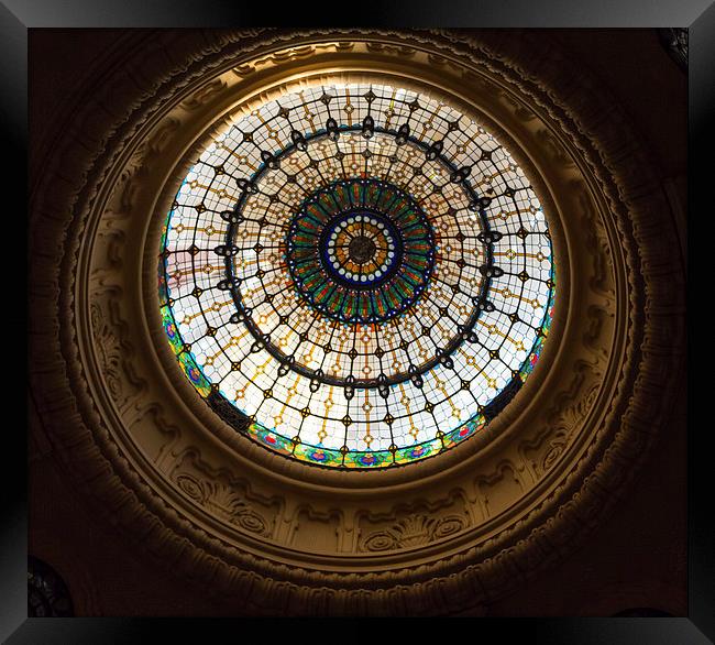 Dome roof Framed Print by Colin Porteous