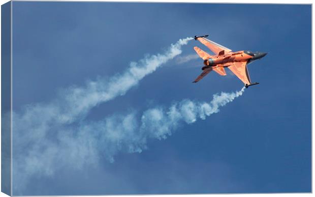 Dutch Lion Afterburner Roll Canvas Print by James Innes