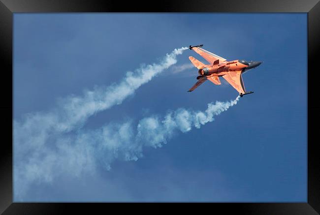 Dutch Lion Afterburner Roll Framed Print by James Innes