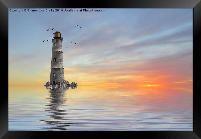 The Lighthouse Framed Print by Sharon Lisa Clarke