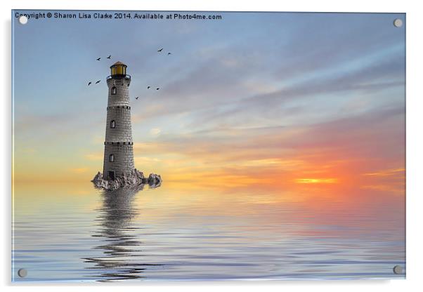 The Lighthouse Acrylic by Sharon Lisa Clarke