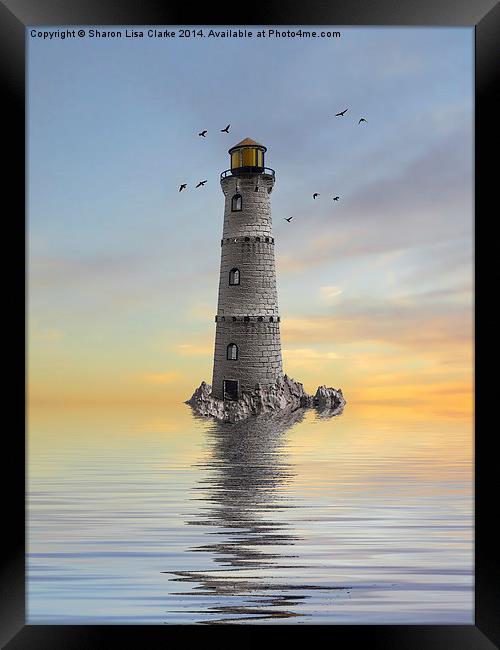 The Lighthouse 2 Framed Print by Sharon Lisa Clarke