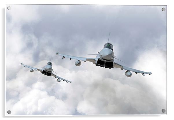 3 Squadron Typhoons Acrylic by J Biggadike