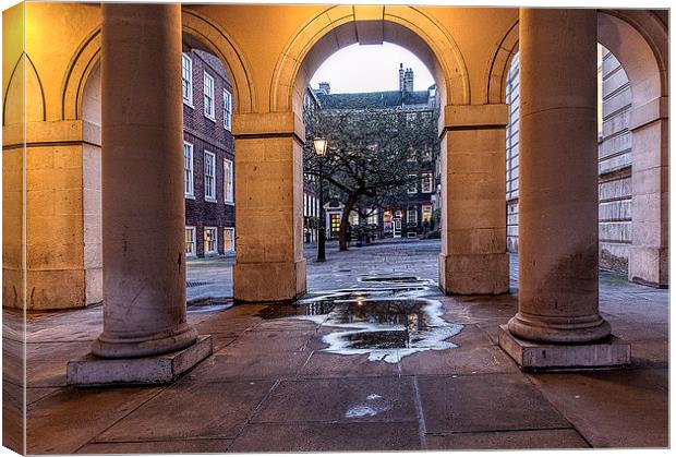 Arches at Pump Court London Canvas Print by Philip Pound