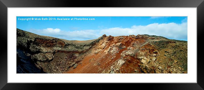 Timanfaya National Park Lanzarote Framed Mounted Print by Mick Both