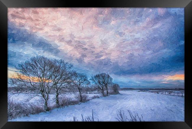 Winter Sunrise Framed Print by Antony McAulay
