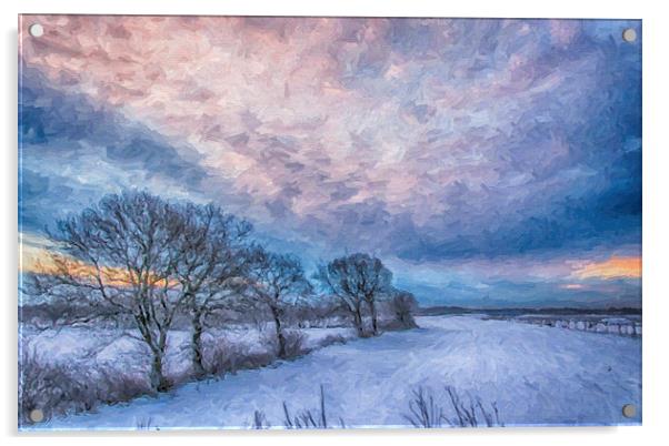 Winter Sunrise Acrylic by Antony McAulay