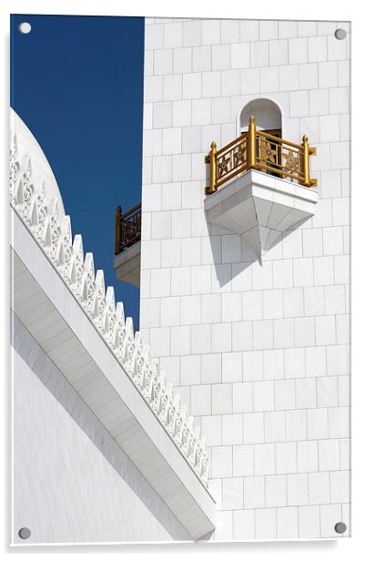 Sheikh Zayed Mosque, Abu Dhabi Acrylic by Andreas Klatt