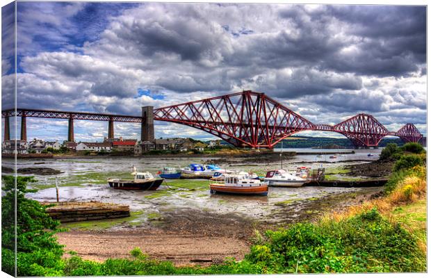 Low Tide in North Queensferry Canvas Print by Tom Gomez