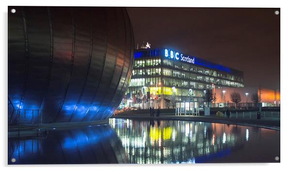 BBC Scotland Acrylic by Geo Harris