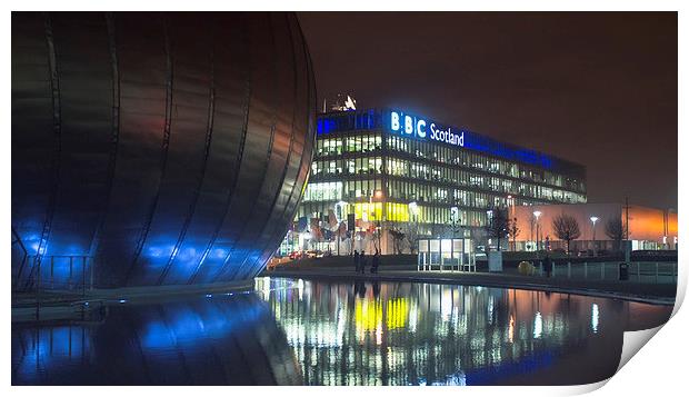 BBC Scotland Print by Geo Harris