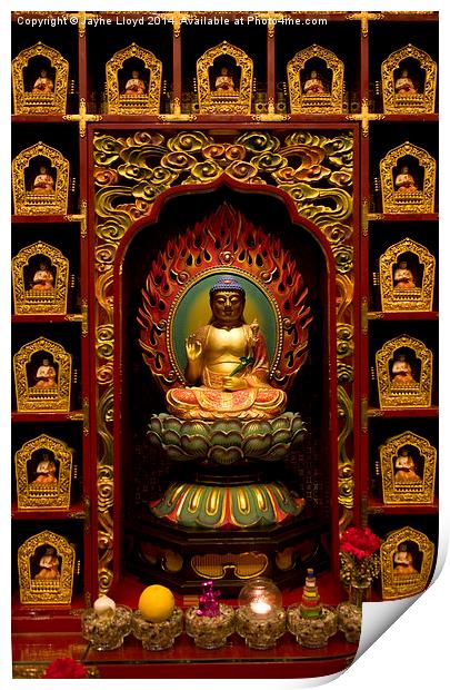 Buddha Tooth Relic Temple and Museum Print by J Lloyd
