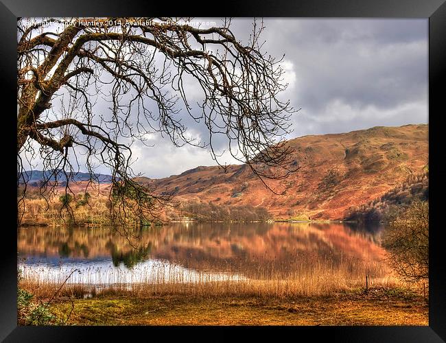 Lakeside Framed Print by Andy Huntley