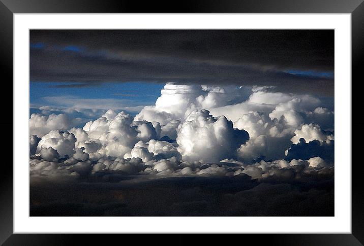 Above the Clouds Framed Mounted Print by Thomas Grob