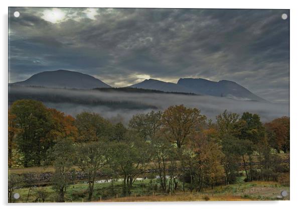 Ben Nevis Acrylic by Geo Harris