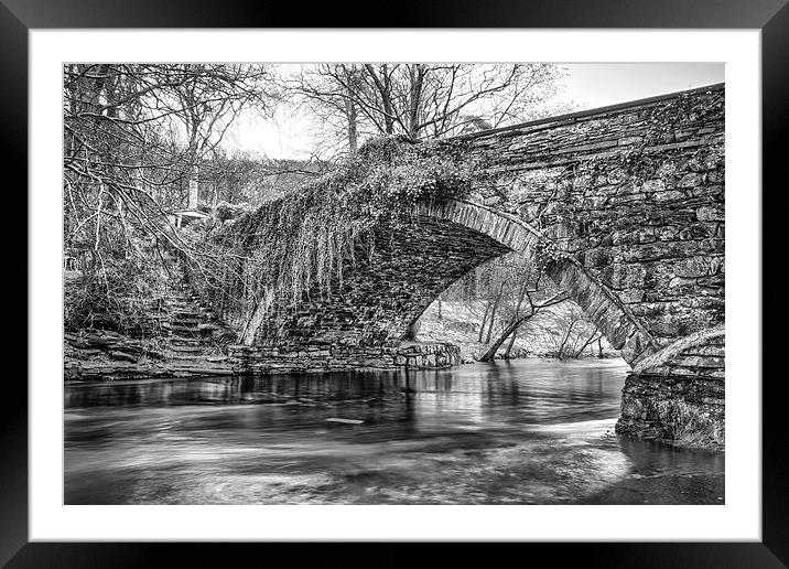The Old Stone Bridge Framed Mounted Print by Christine Smart