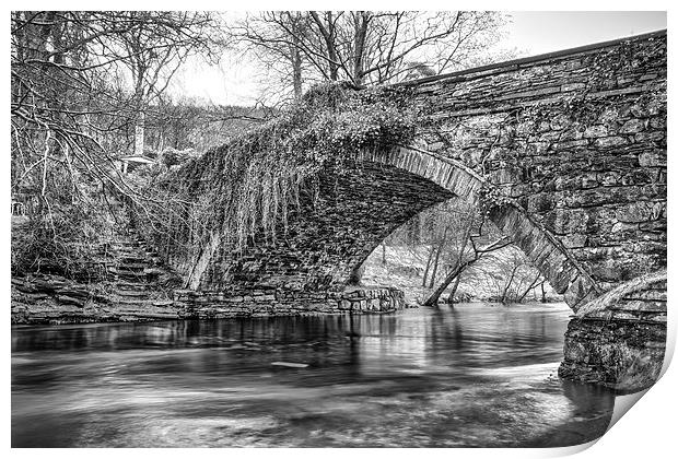 The Old Stone Bridge Print by Christine Smart
