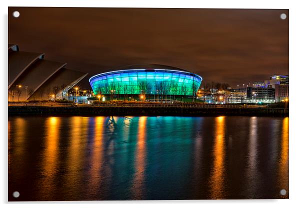 SSE Hydro, Glasgow Acrylic by David Reid