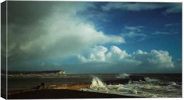 NewHaven Storm Canvas Print by nick coombs