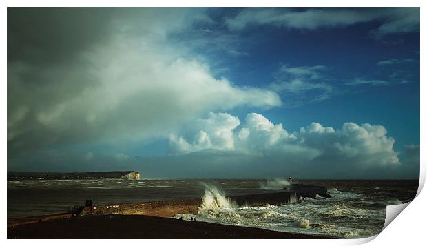 NewHaven Storm Print by nick coombs