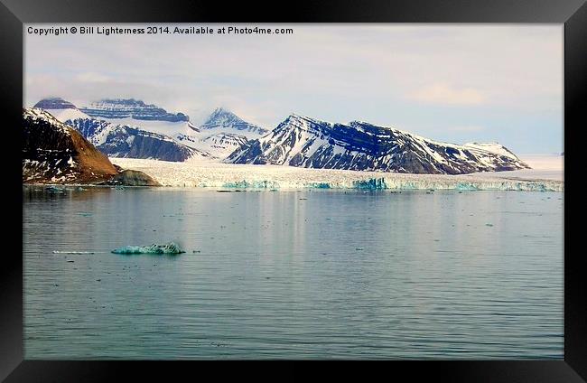 The Iceberg in the Arctic ! Framed Print by Bill Lighterness