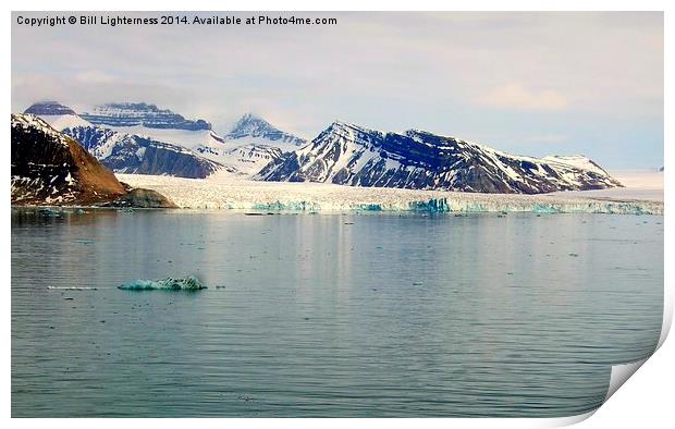 The Iceberg in the Arctic ! Print by Bill Lighterness