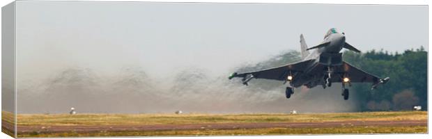 Eurofighter Jet Wash Canvas Print by Adam Withers