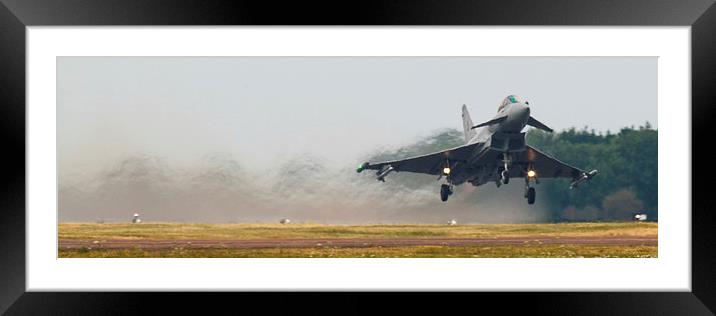 Eurofighter Jet Wash Framed Mounted Print by Adam Withers