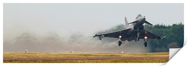 Eurofighter Jet Wash Print by Adam Withers