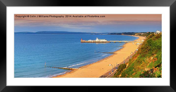 Good Morning Bournemouth 2 Framed Mounted Print by Colin Williams Photography