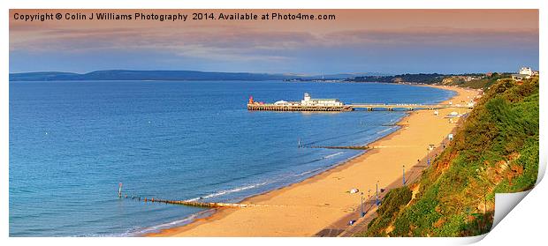 Good Morning Bournemouth 2 Print by Colin Williams Photography