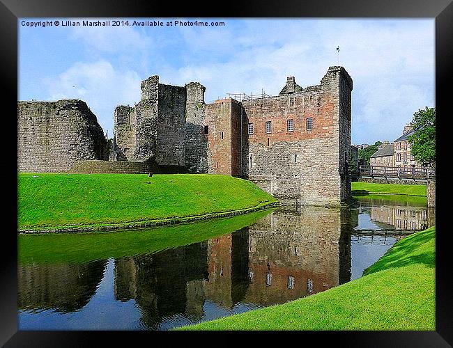 Rothesay Castle. Framed Print by Lilian Marshall