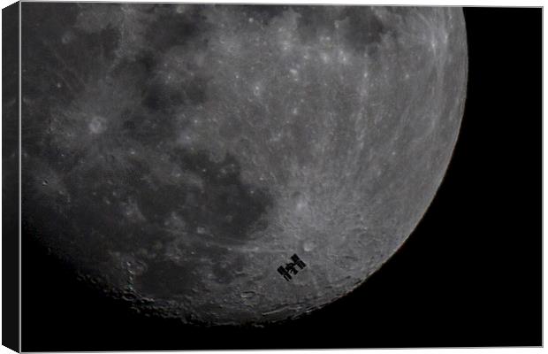 International Space Station Canvas Print by Keith Campbell