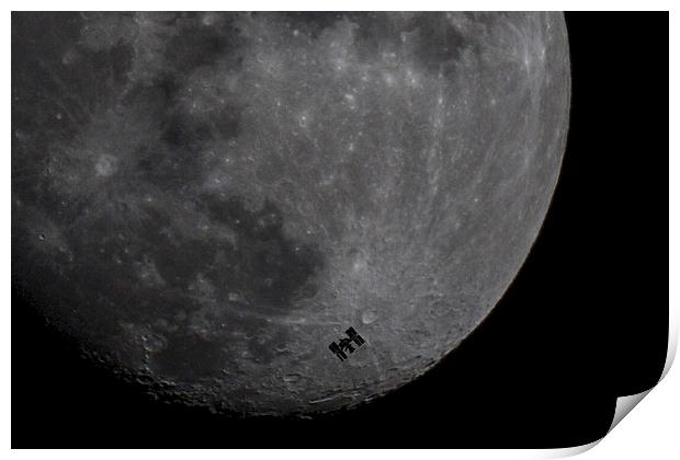 International Space Station Print by Keith Campbell