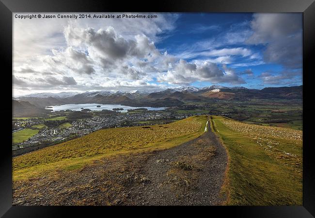 The Road To Derwentwater Framed Print by Jason Connolly