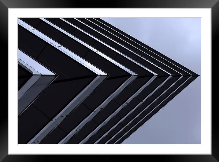 abstract office Framed Mounted Print by kev bates