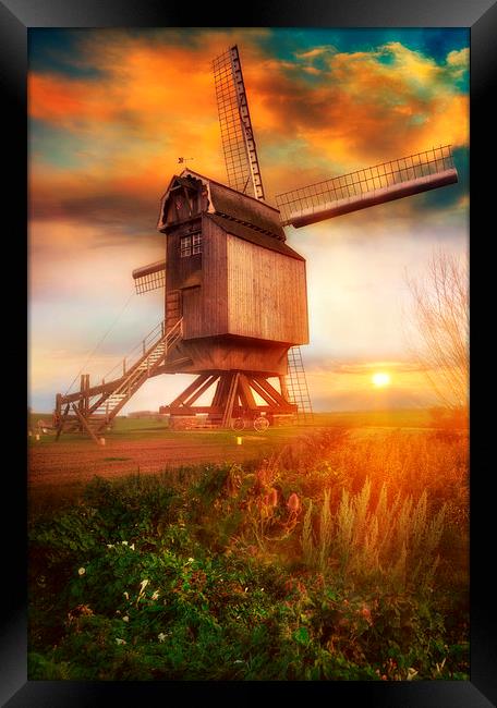 Windmill Framed Print by Jason Green
