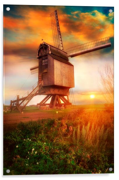 Windmill Acrylic by Jason Green