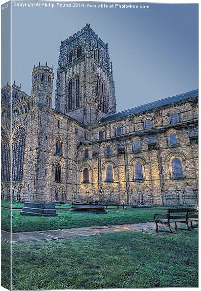 Durham Cathedral Early Morning Canvas Print by Philip Pound