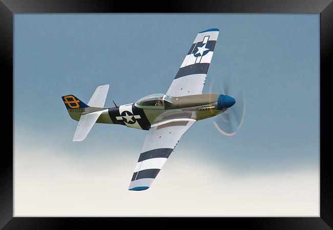 P-51 Mustang Framed Print by Adam Withers