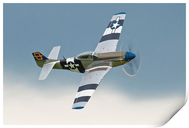 P-51 Mustang Print by Adam Withers