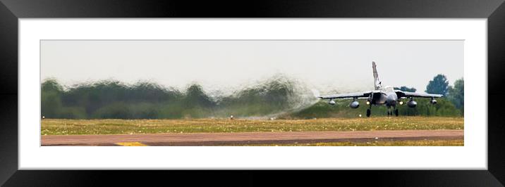 Tornado with Extreme Jet Wash Framed Mounted Print by Adam Withers