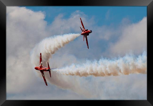Red Arrows in the Carousel Framed Print by Adam Withers